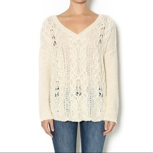 Vintage Havana Cream Knit Sweater